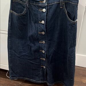 Levi's Dark Blue Denim Skirt